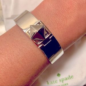 Kate Spade Locked In Hinge Pyramid Bangle Bracelet